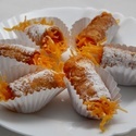 Canudos com Doce de Ovos Canudos com Doce de Ovos